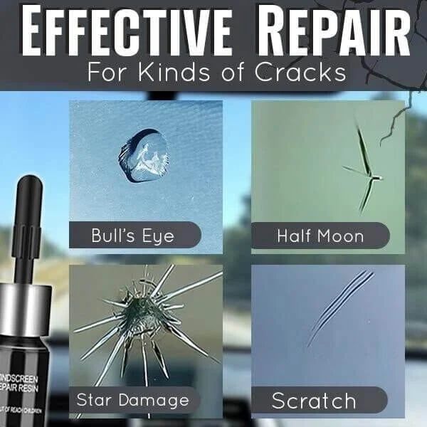 Windshield Crack Repair Kit No More Crack [ FREE SHIPPING ALL OVER KSA ]