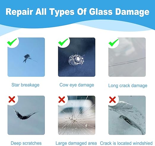 Windshield Crack Repair Kit No More Crack [ FREE SHIPPING ALL OVER KSA ]